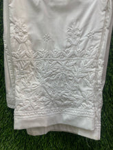 Load image into Gallery viewer, White Cotton Lycra Pant