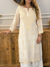 Load image into Gallery viewer, Chikankari Cotton Kurta
