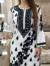 Load image into Gallery viewer, Black and White Kurti