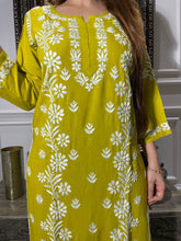 Load image into Gallery viewer, Chikankari Modal Pallazo Set
