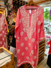 Load image into Gallery viewer, Chikankari Modal Kurti