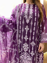 Load image into Gallery viewer, Organza Purple Dress