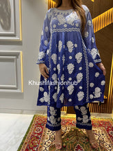 Load image into Gallery viewer, Chikankari Modal Satin Set