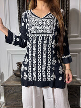 Load image into Gallery viewer, Chikankari Modal short Kurti