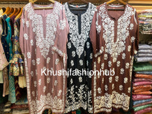 Load image into Gallery viewer, Black Kurti