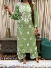 Load image into Gallery viewer, Chikankari Modal Pallazo Set
