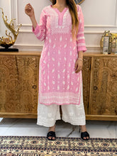 Load image into Gallery viewer, Chikankari Muslin Kurta