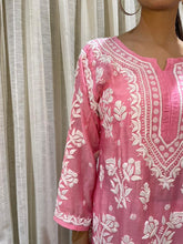 Load image into Gallery viewer, Chikankari Muslin Kurti