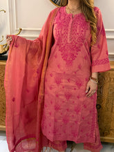 Load image into Gallery viewer, Chikankari Chanderi Set