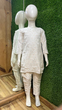 Load image into Gallery viewer, Chikankari Chanderi Kid Set