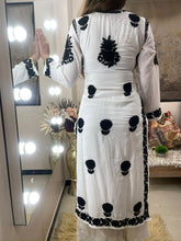 Load image into Gallery viewer, Black and White Kurti