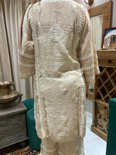 Load image into Gallery viewer, Chikankari Muslin Cord Set