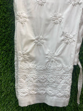Load image into Gallery viewer, White Cotton Lycra Pant