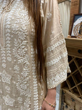 Load image into Gallery viewer, Chikankari Muslin Cord Set