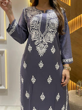 Load image into Gallery viewer, Chikankari Rayon Pallazo Set