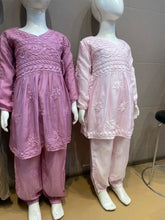 Load image into Gallery viewer, Chikankari Kid Set
