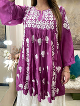 Load image into Gallery viewer, Purple Short Kurti