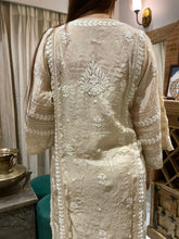 Load image into Gallery viewer, Chikankari Muslin Cord Set