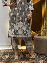 Load image into Gallery viewer, Chikankari Print Pant Set