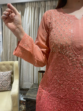 Load image into Gallery viewer, Chikankari Viscose Mukaish Set