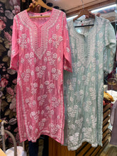 Load image into Gallery viewer, Chikankari Muslin Kurti