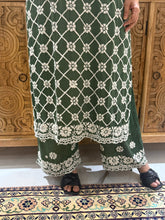 Load image into Gallery viewer, Chikankari Modal Satin Pallazo Set