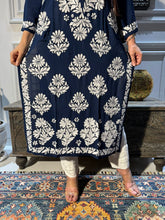 Load image into Gallery viewer, Chikankari Modal Cotton Kurti