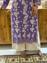 Load image into Gallery viewer, Chikankari Muslin Cutwork Kurta