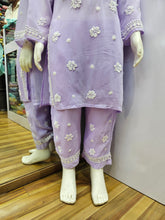 Load image into Gallery viewer, Chikankari Kid Set