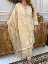 Load image into Gallery viewer, Chikankari Chanderi Set