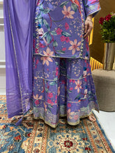 Load image into Gallery viewer, Muslin Gharara Set