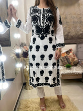 Load image into Gallery viewer, Black and White Kurti
