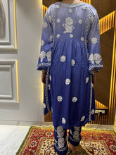 Load image into Gallery viewer, Chikankari Modal Satin Set