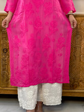 Load image into Gallery viewer, Chikankari Self Work Kurta