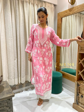 Load image into Gallery viewer, Chikankari Muslin Kurti