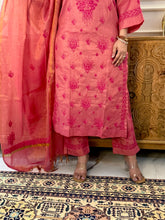 Load image into Gallery viewer, Chikankari Chanderi Set
