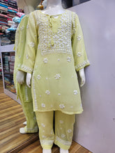 Load image into Gallery viewer, Chikankari Kid Set
