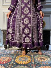 Load image into Gallery viewer, Chikankari Modal Satin Gown