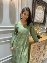 Load image into Gallery viewer, Chikankari Modal Pallazo Set