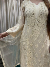Load image into Gallery viewer, Chikankari Viscose Mukaish Set