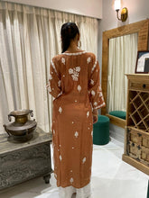 Load image into Gallery viewer, Chikankari Muslin Kurti