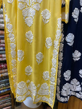 Load image into Gallery viewer, Chikankari Modal Kurti