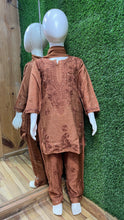 Load image into Gallery viewer, Chikankari Chanderi Kid Set