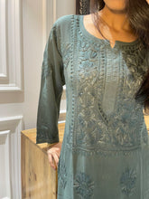 Load image into Gallery viewer, Chikankari Modal Pallazo Set