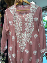 Load image into Gallery viewer, Chikankari Modal Kurti