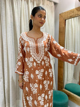 Load image into Gallery viewer, Chikankari Muslin Kurti