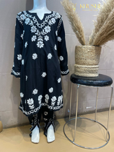 Load image into Gallery viewer, Chikankari Rayon Kid Set