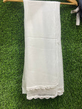 Load image into Gallery viewer, Chikankari White Dupatta