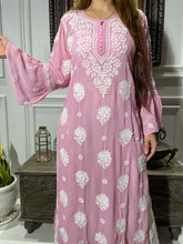 Load image into Gallery viewer, Chikankari Georgette Kurti
