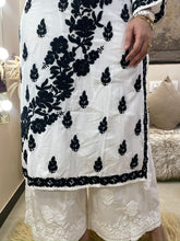 Load image into Gallery viewer, Black and White Kurti